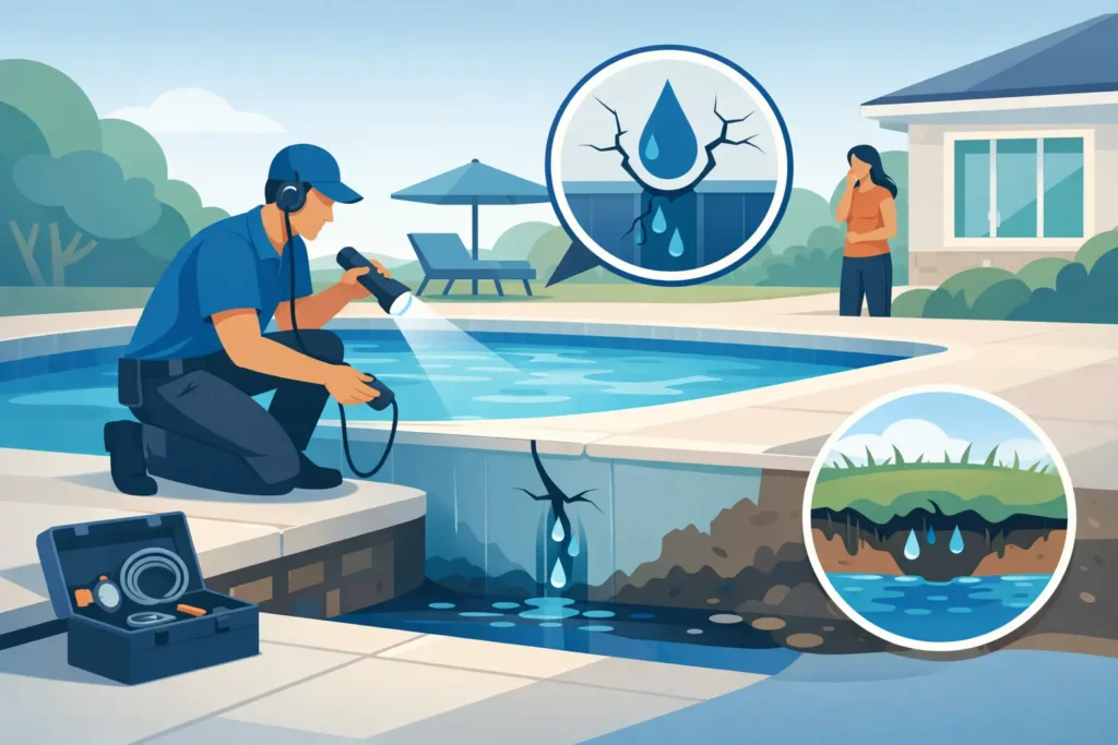 How to Find a Pool Leak Before Damage Spreads