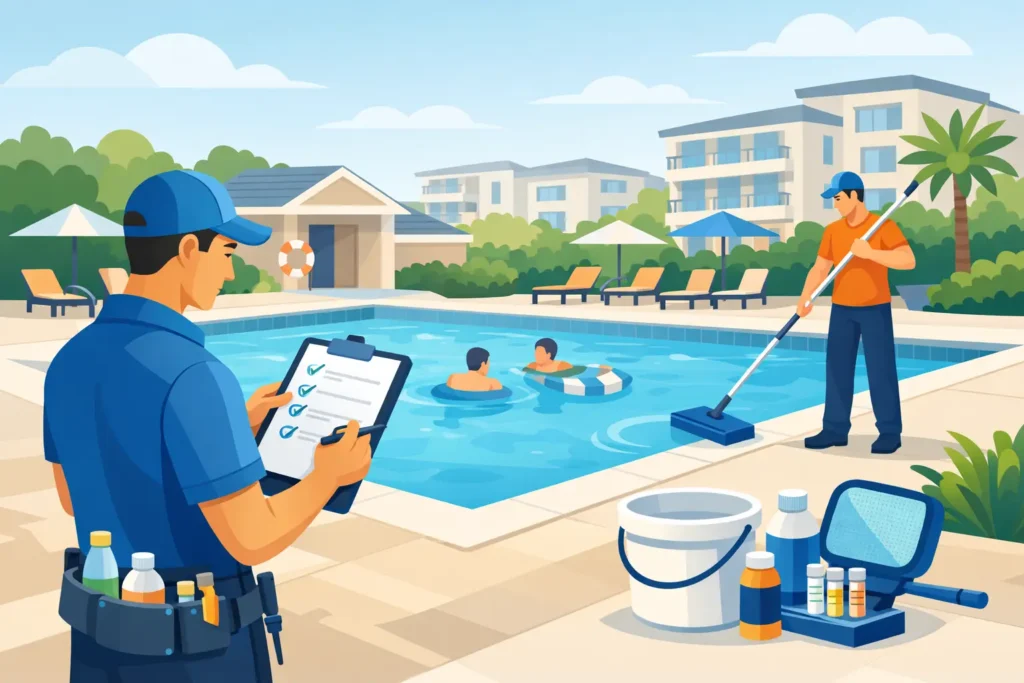 Commercial Pool Maintenance Checklist for HOAs