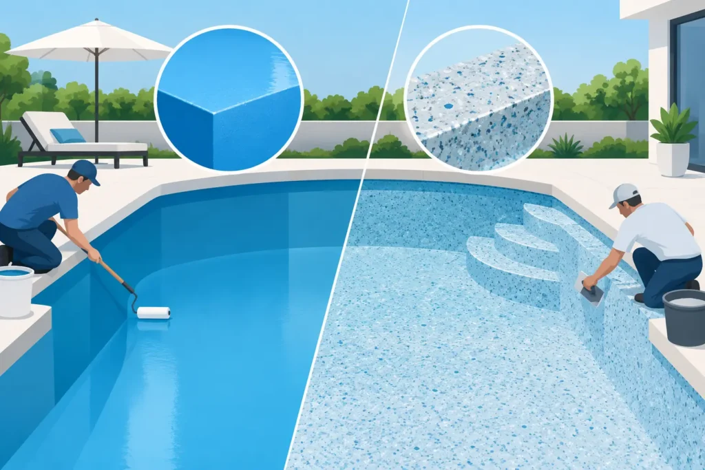 Pool Resurfacing Versus Replastering Options